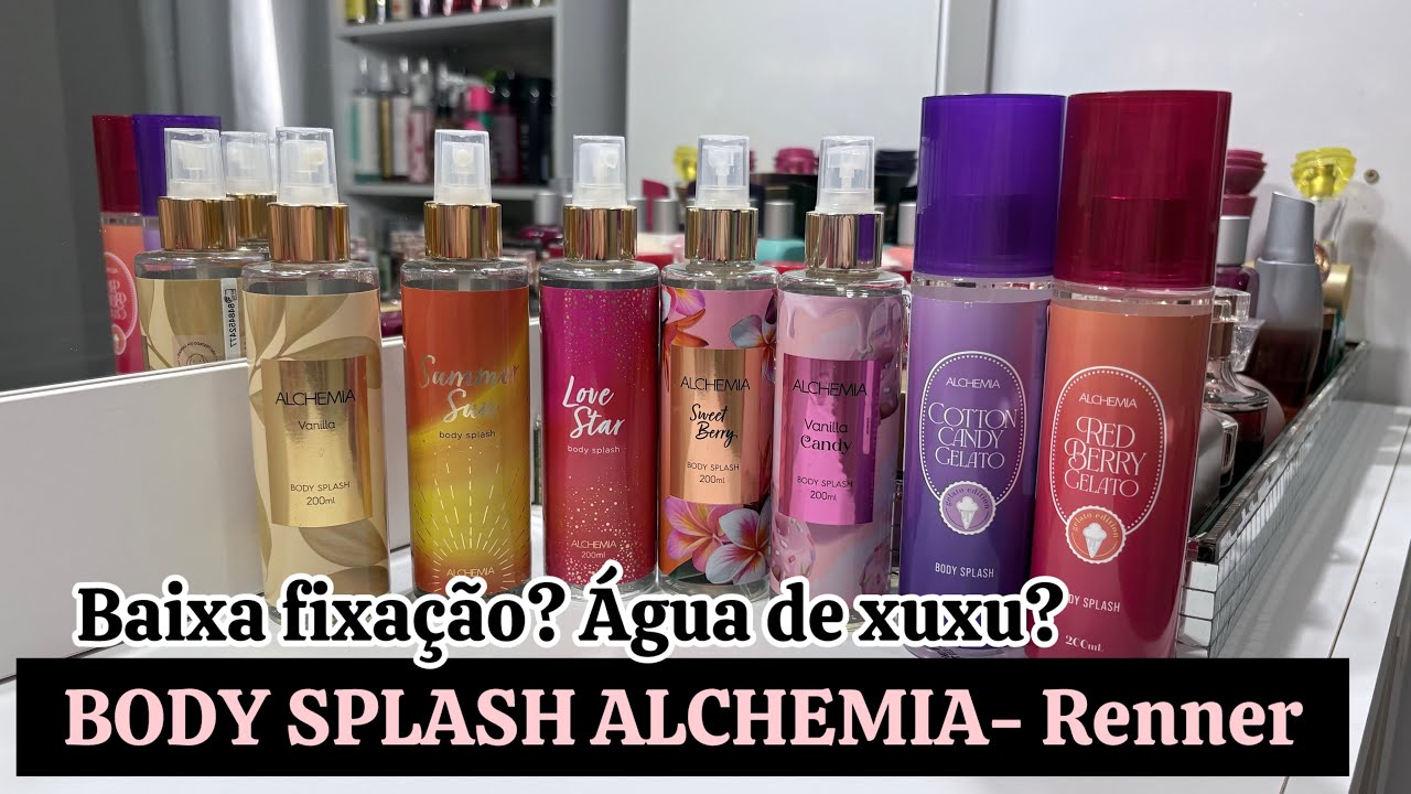 BODY SPLASH DA LINHA ALCHEMIA DA RENNER| Valem a pena conhecer? 💖✨