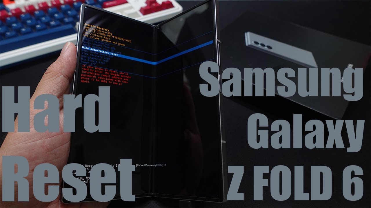 How To Hard Reset Samsung Galaxy Z Fold 6 5G