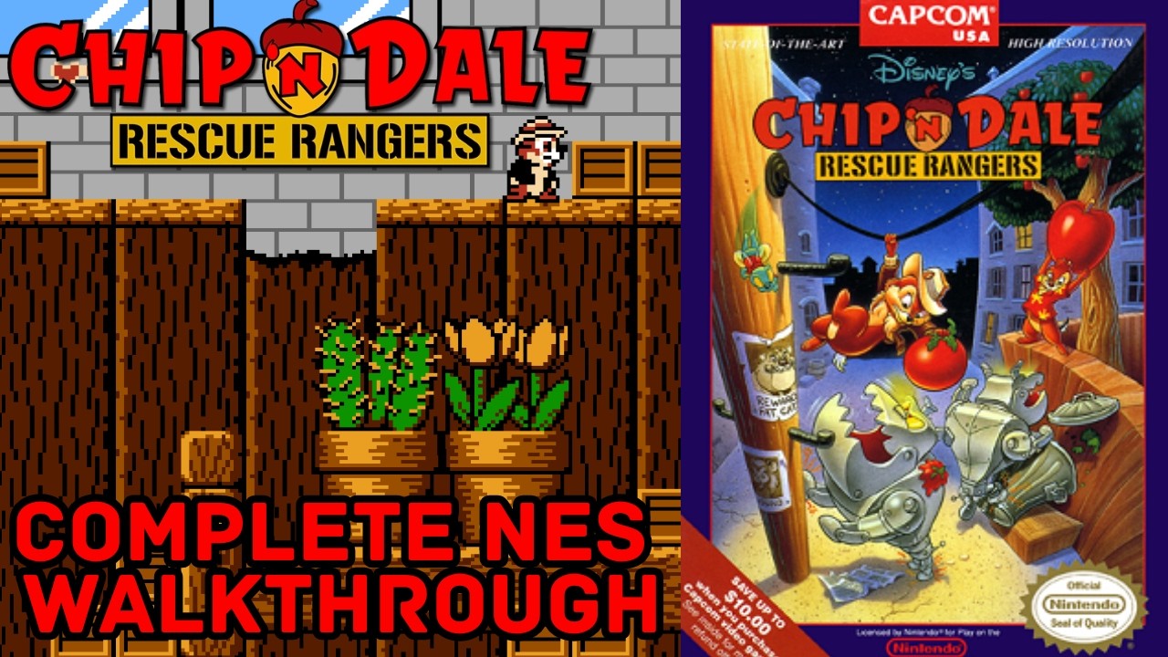 Full Chip 'n Dale Rescue Rangers Gameplay