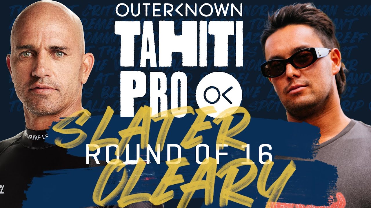 Kelly Slater vs Connor O'Leary | Outerknown Tahiti Pro Round of 16 Full Heat Replay