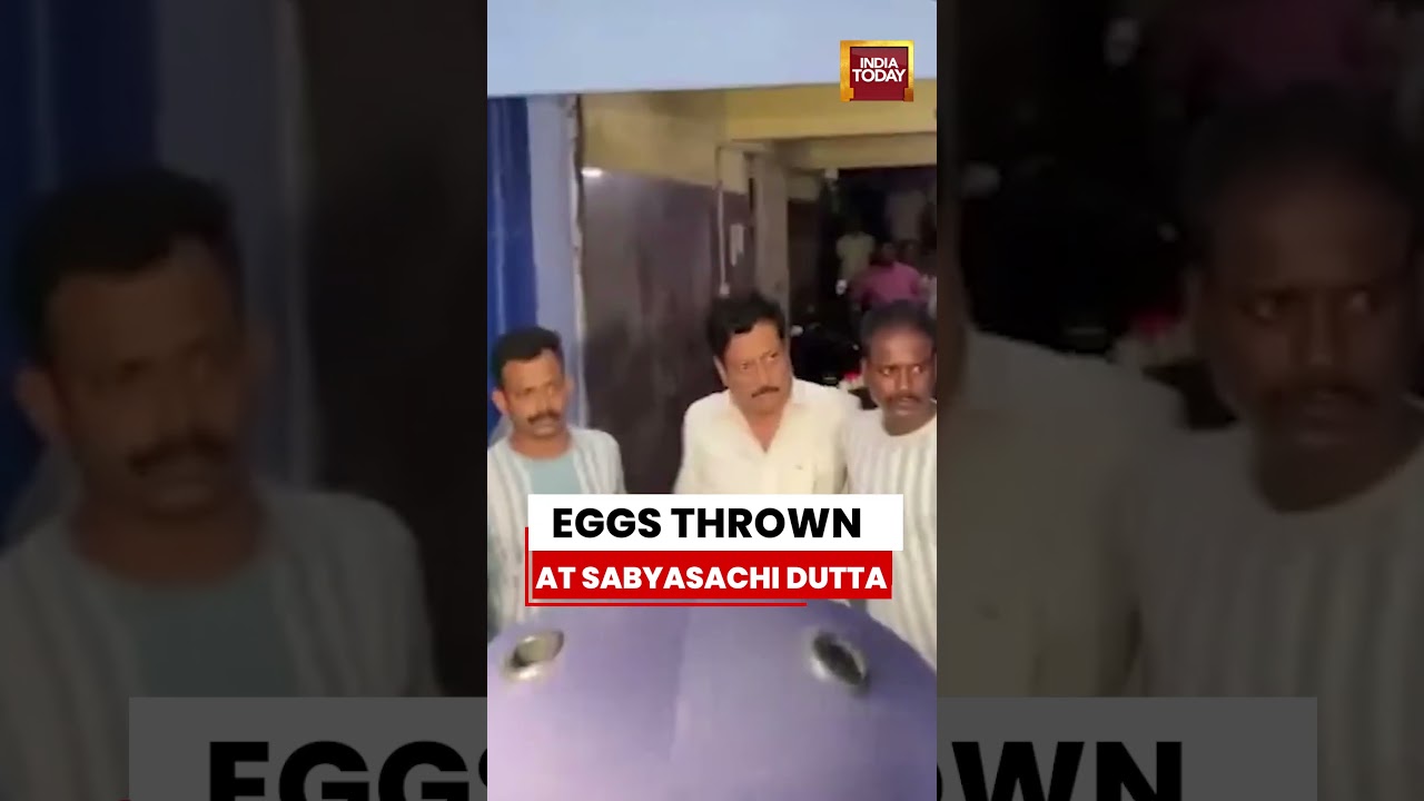 West Bengal: Eggs Thrown at Ex Mayor Twice in One Day #Kolkat #westasiawar #tmc #Sabyasachi #court