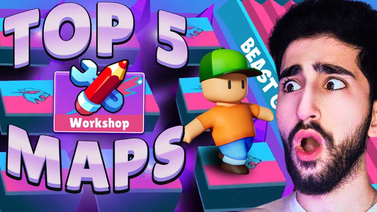 die 5 *BESTEN WORKSHOP* Maps in Stumble Guys