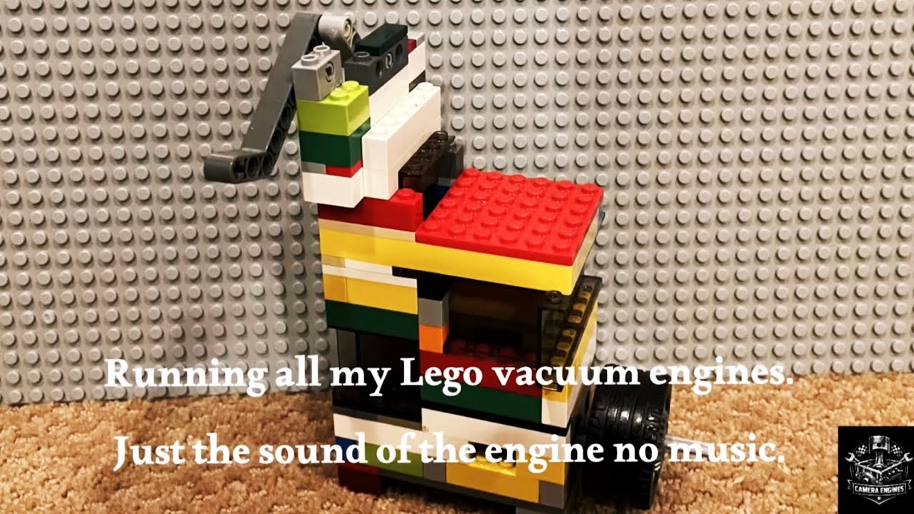 Running all my Lego vacuum engines. Just the sound no music.
