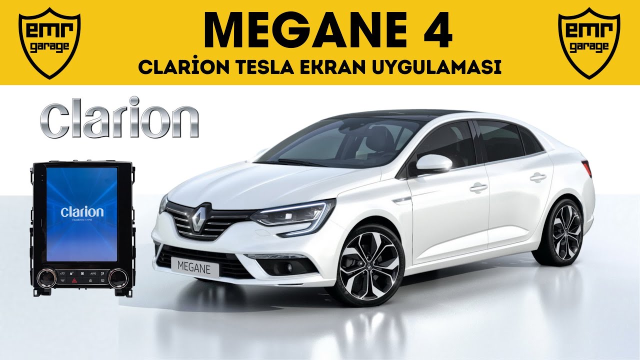 Megane 4 Clarion Tesla Ekran multimedya Made in JAPAN