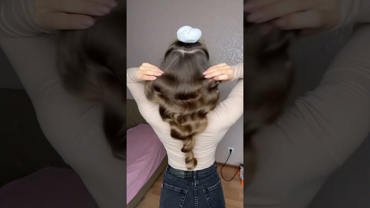 Fluffy HEATLESS curls☁️