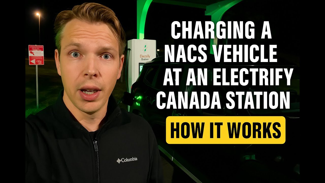 Charging a NACS native vehicle on Electrify Canada!! What do you need to know.