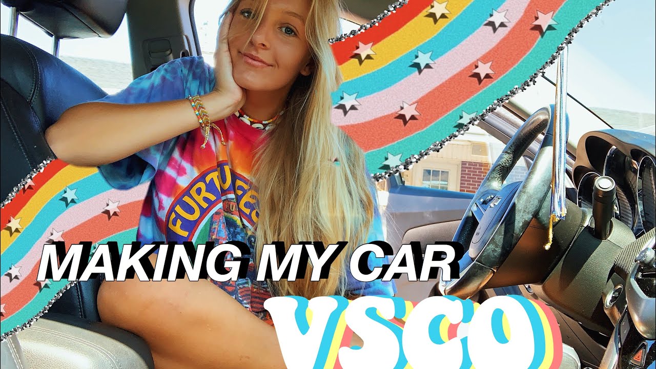 giving my car a VSCO/PINTEREST makeover!!! from trashy to classy~