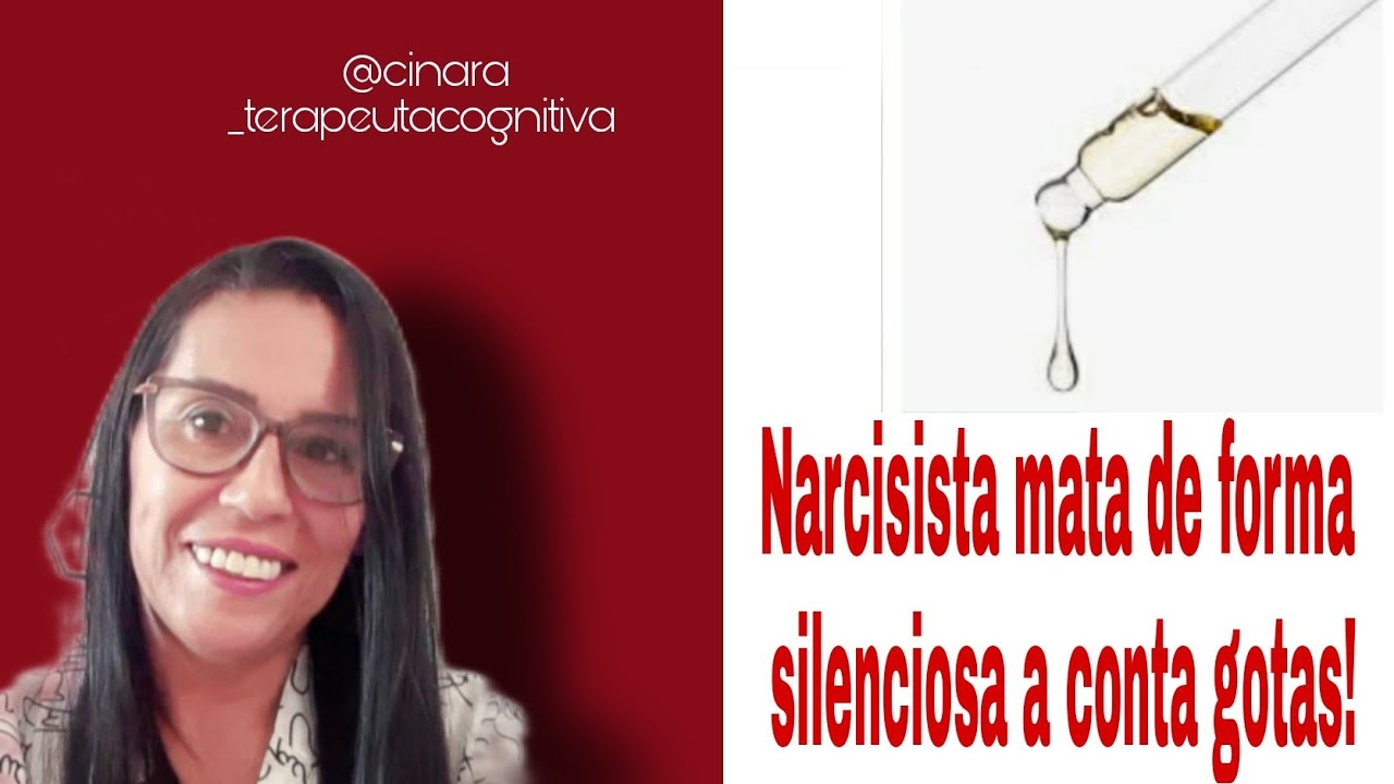 Narcisista  te leva lentamente a destruição física, e mental a contagotas.
