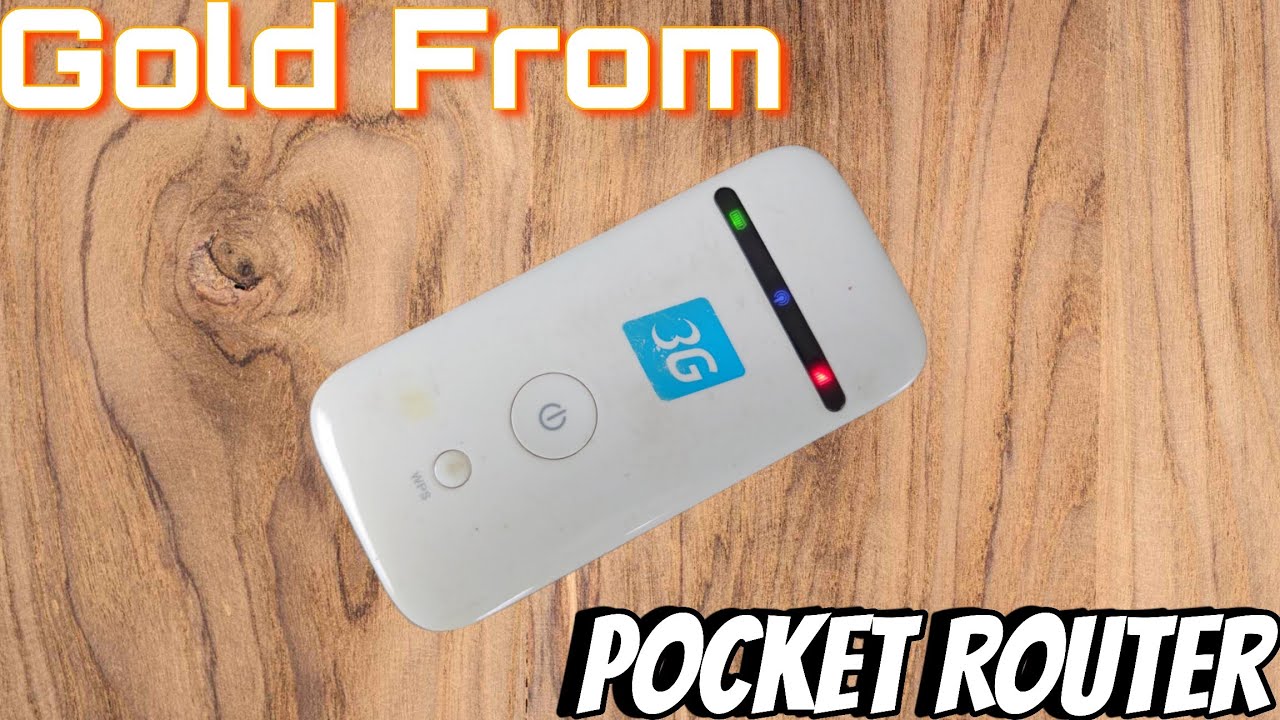 Scrapping A Pocket Router | Precious Metals Inside Wireless Modem