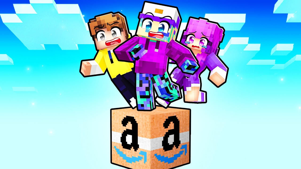 Surviving on ONE AMAZON Block in Minecraft!