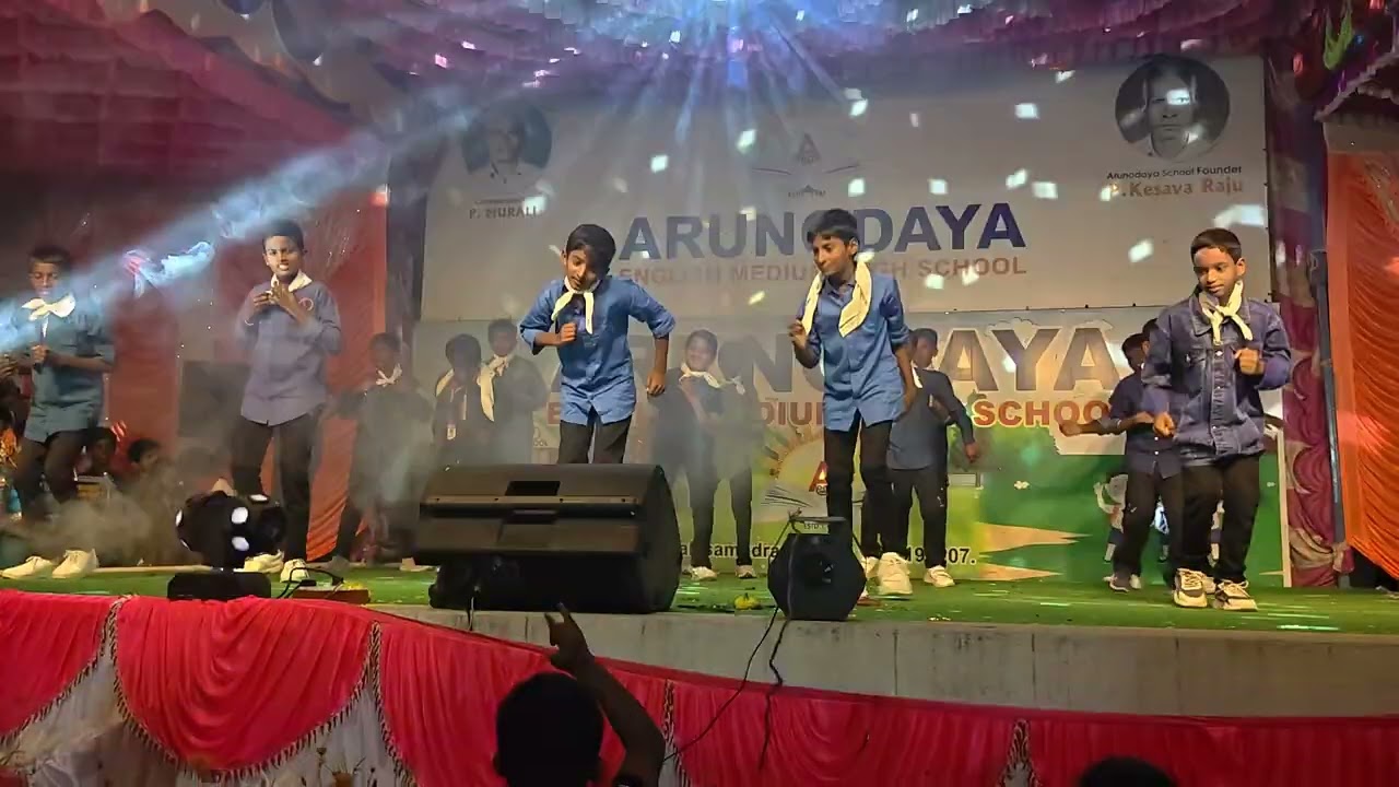 6th A boys dance performance 