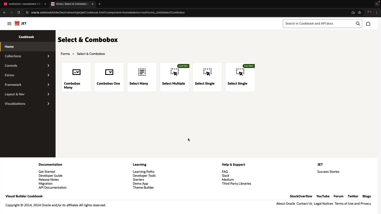 Select Multiple Component in Visual Builder