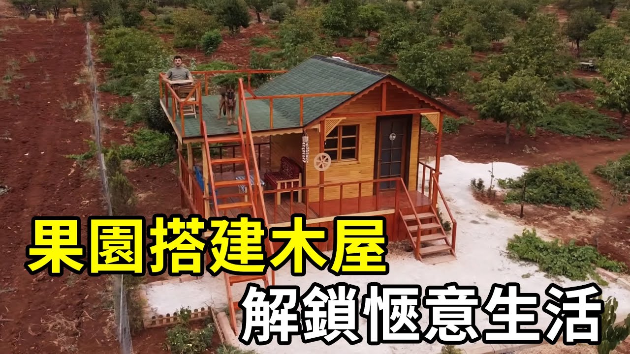 男子在果園搭建豪華木屋，解鎖愜意生活！ | #紀錄片 #有趣  #creative