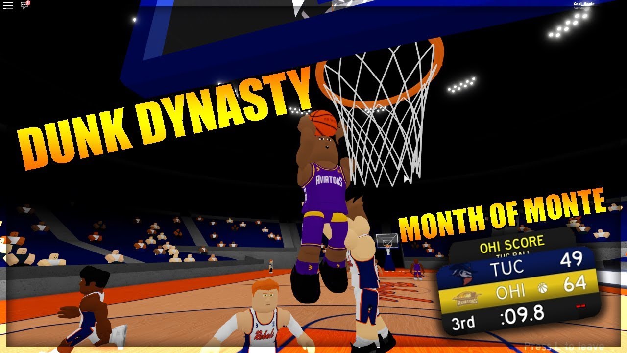 DUNK DYNASTY - Month of Monte Announcement - ROBLOX RBW3 Gameplay