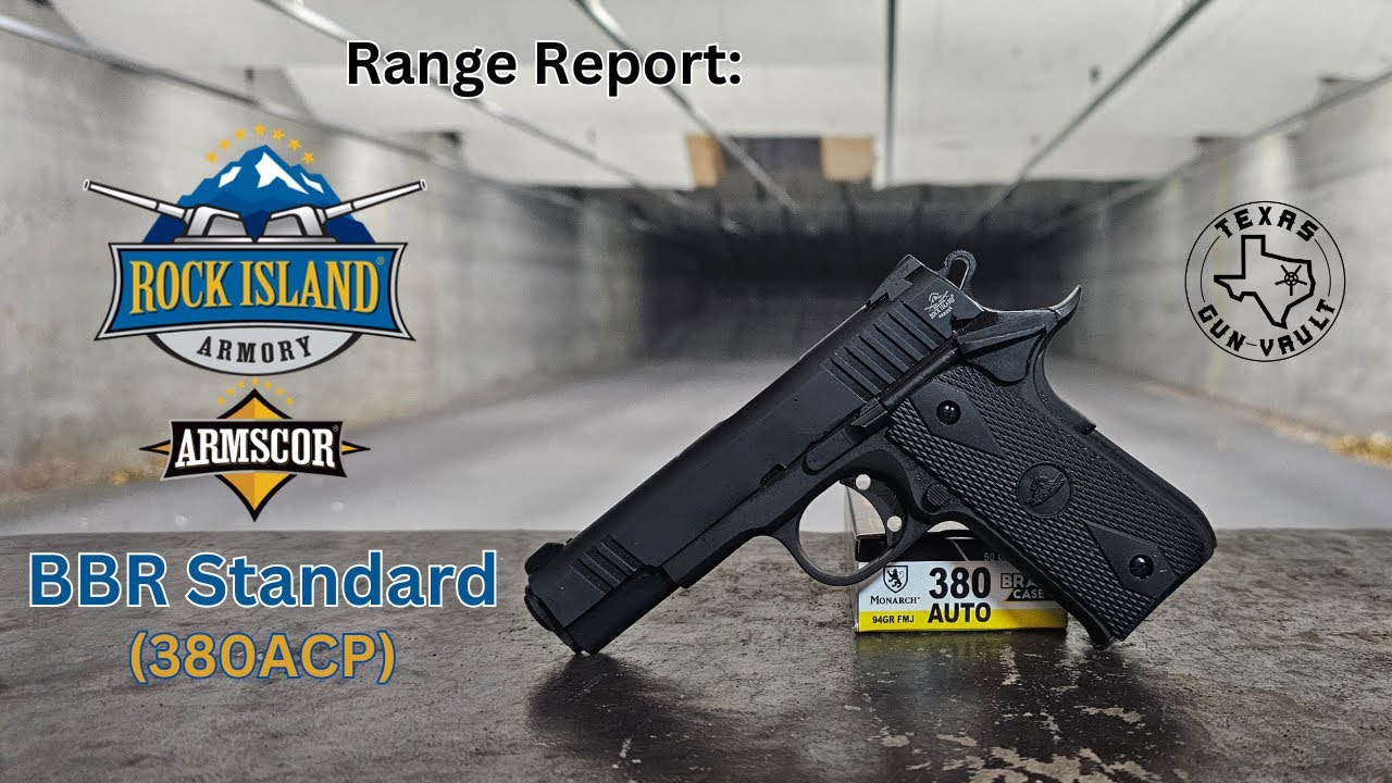 Отчет о стрельбе: Rock Island Armory (Armscor) 1911 BBR Standard (.380 ACP) - 