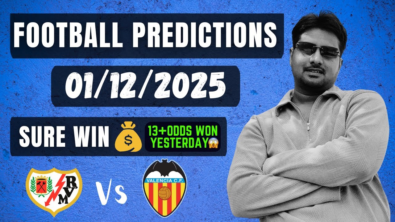 Football Predictions Today 01/12/2025 | Soccer Predictions | Football Betting Tips -  EPL TIPS