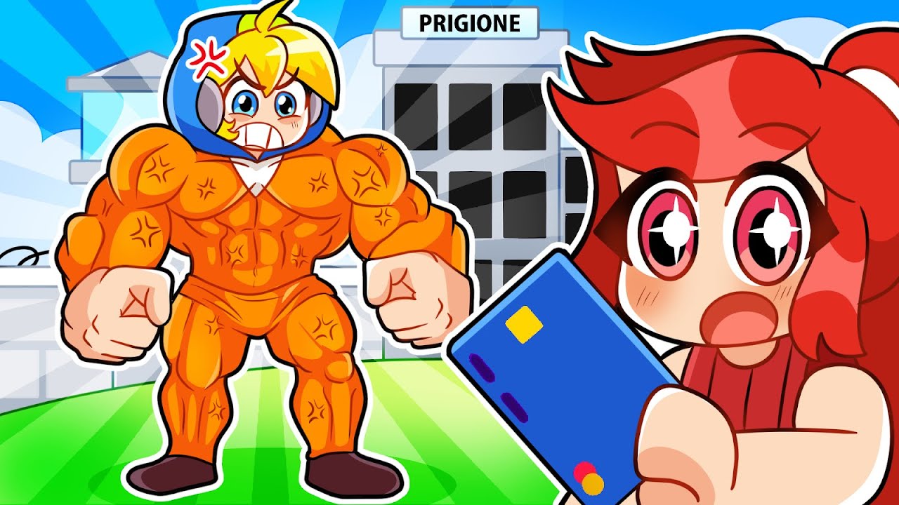Spendo 100,000€ Per Diventare il Piu' Forte Su ROBLOX Prison PUMP!
