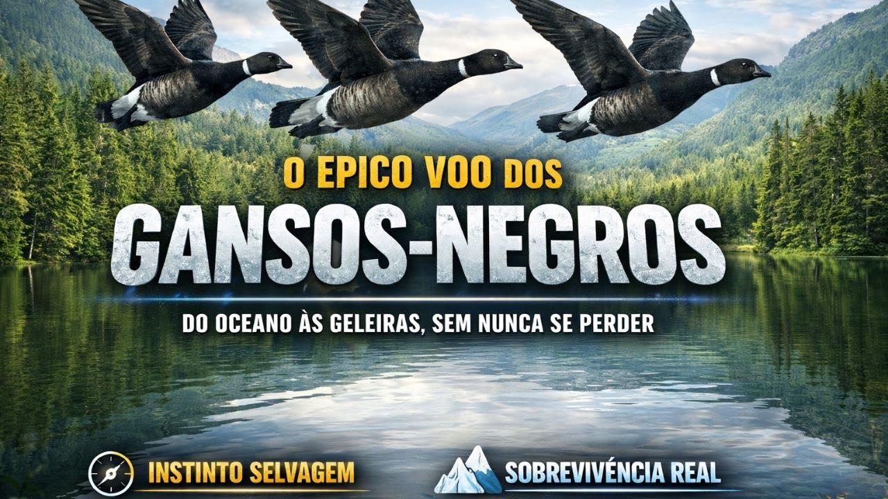 Como Essas Aves Cruzam Continentes Sem Mapas? A História Real dos Gansos-Negros