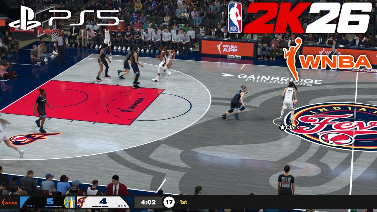 NBA 2K26 на PS5: WNBA Sky против Fever: игровой процесс