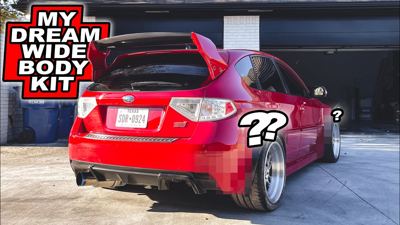 Спустя ДЕСЯТЬ ЛЕТ я НАКОНЕЦ-ТО установил широкий обвес на свою Subaru STI — обвес моей мечты!