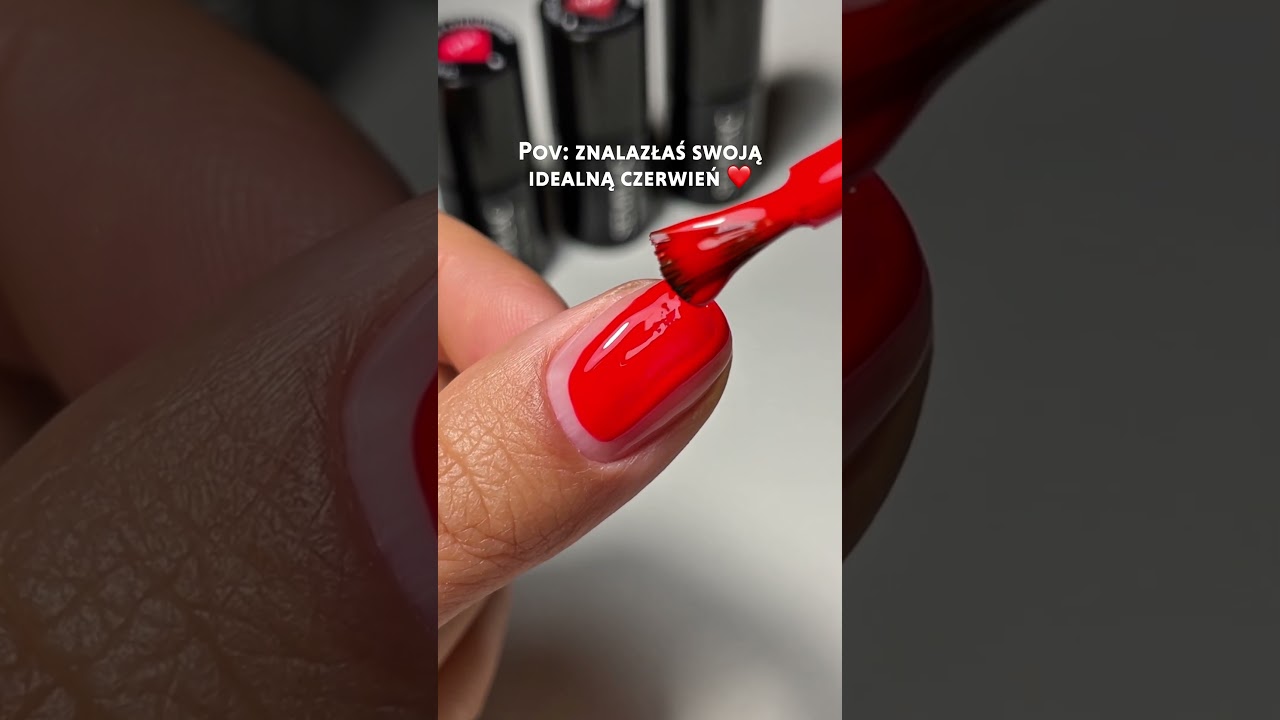 POV: znalazłaś idealna czerwień #nails