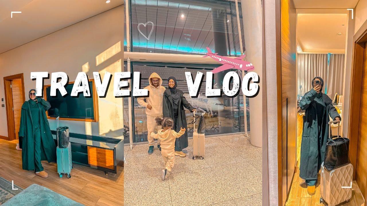 TRAVEL VLOG ☆ How to travel with a toddler + exploring beautiful airports | Saudi Arabia ✈︎ Nigeria