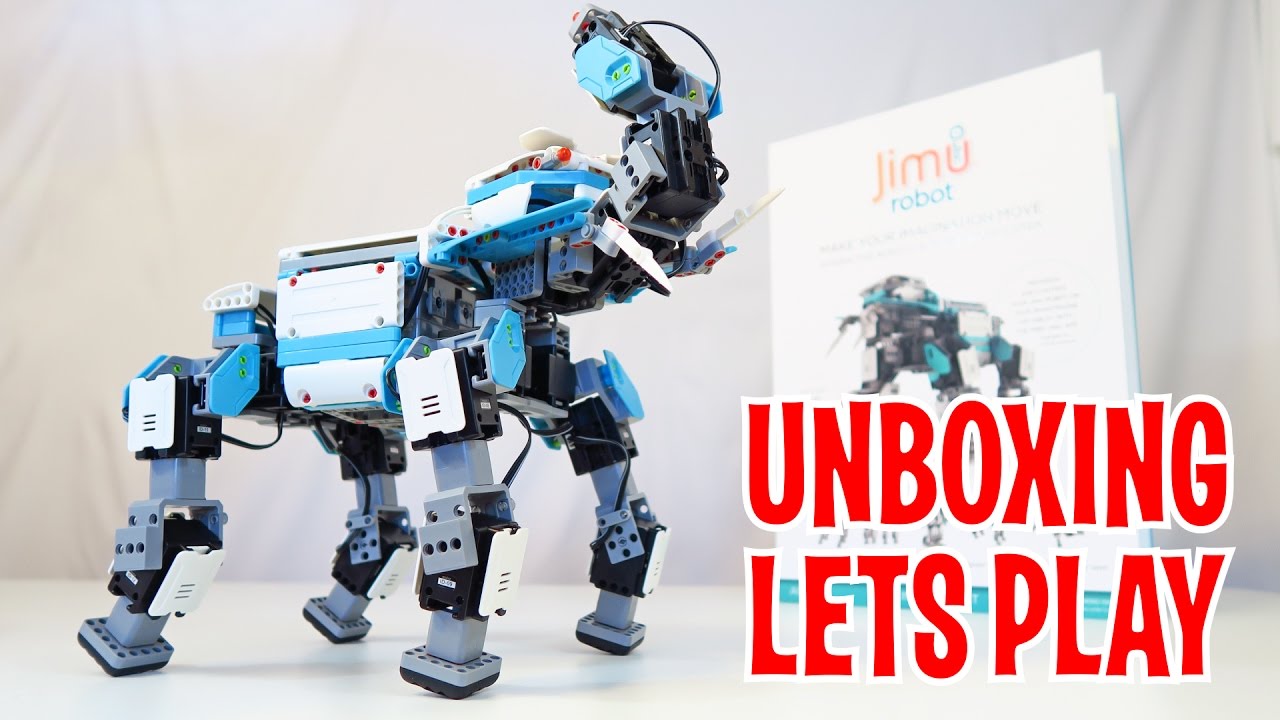 Unboxing & Let's Play : UBTECH Jimu INVENTOR Level Robot Kit  (FULL REVIEW + Elephant Build)