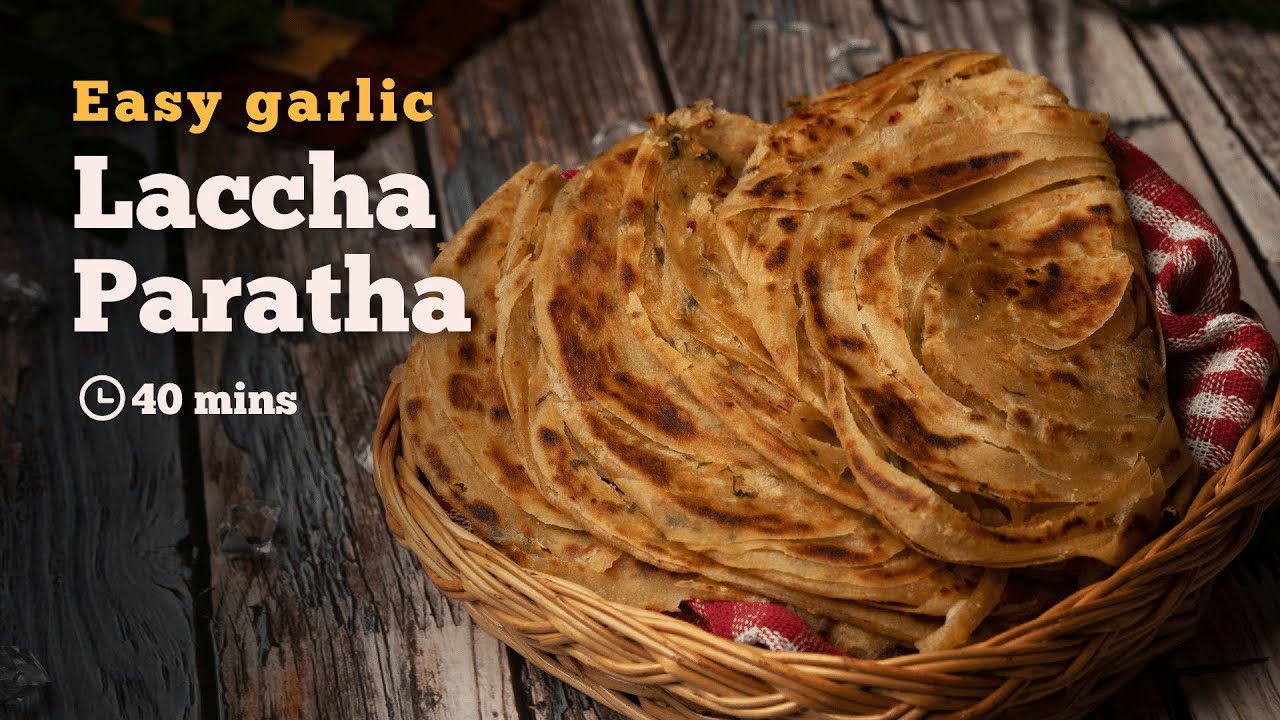 [No Maida] Restaurant style multi layered Laccha Paratha recipe anyone can make easily | Cookd