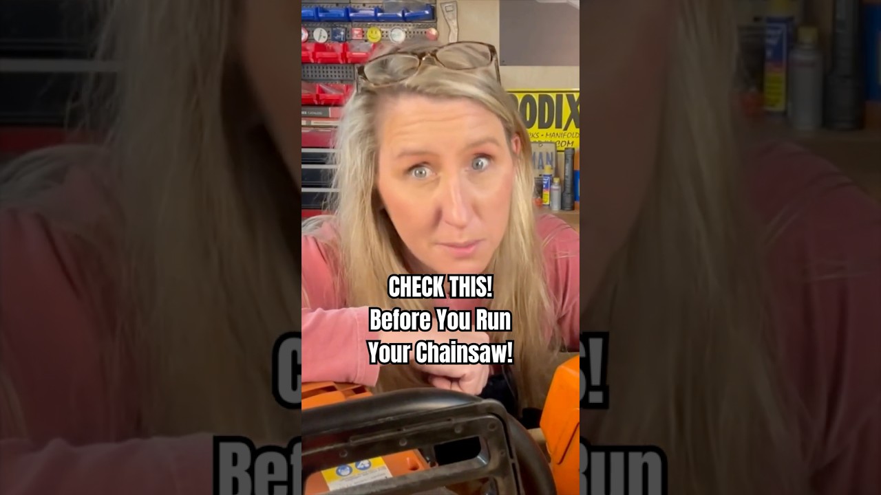 Одна минута обслуживания СПАСУТ вашу бензопилу!