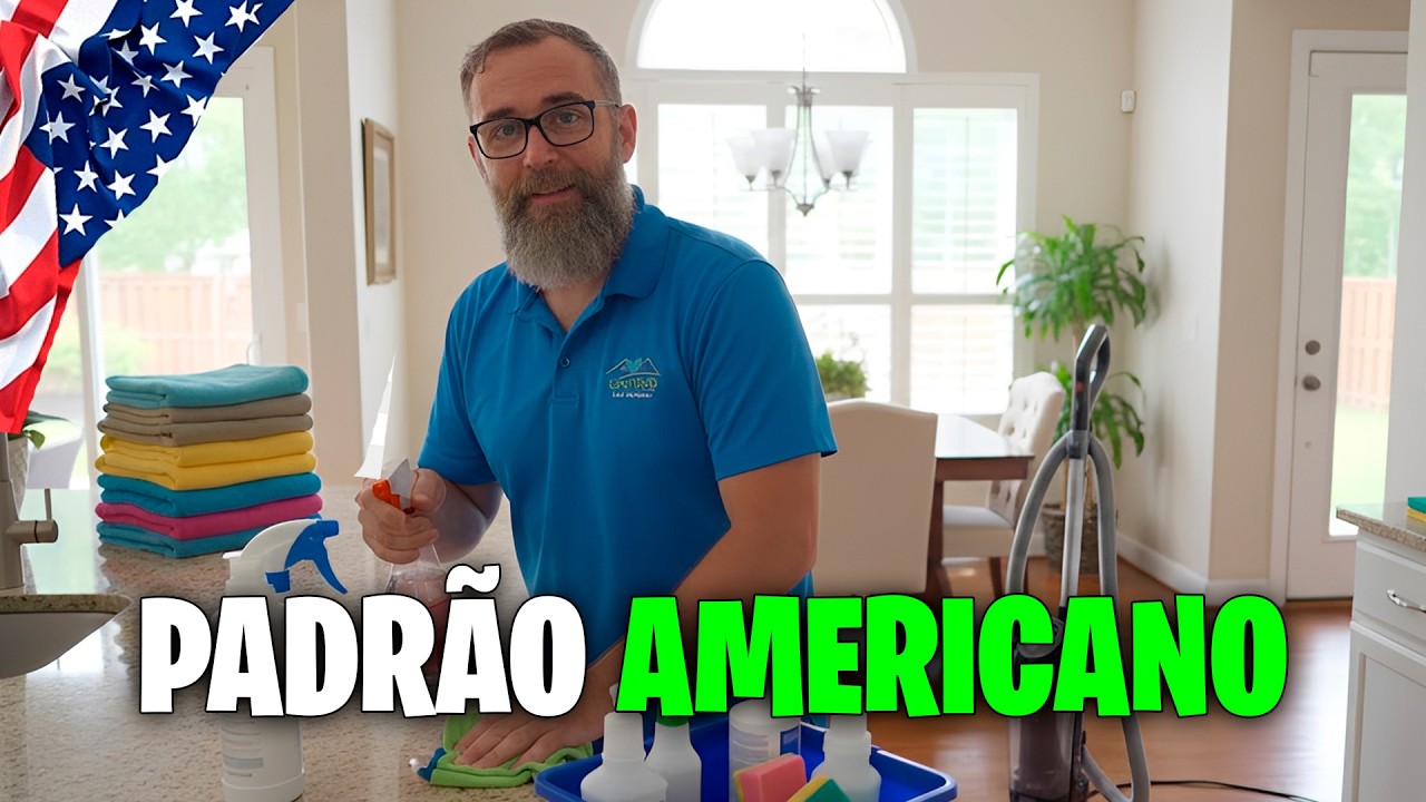 FINALMENTE MOSTREI! Como fazemos a limpeza profissional nos Estados Unidos