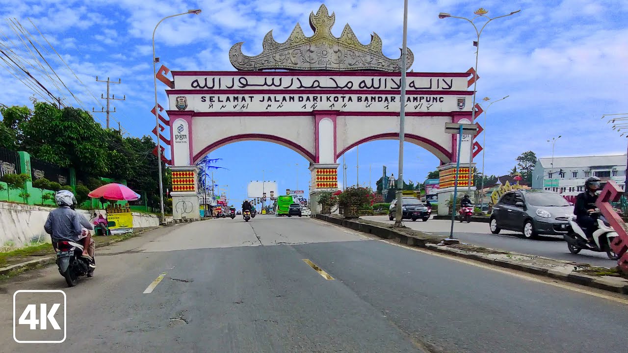JALAN DARI BANDAR LAMPUNG KE NATAR LAMPUNG SELATAN