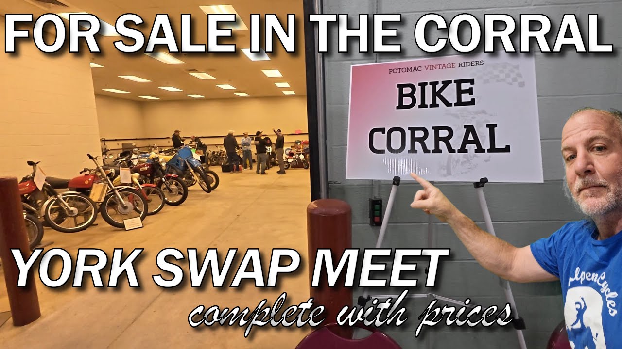 BARGAIN BIKES FOR SALE IN THE CORRAL - AT THE YORK SWAP MEET