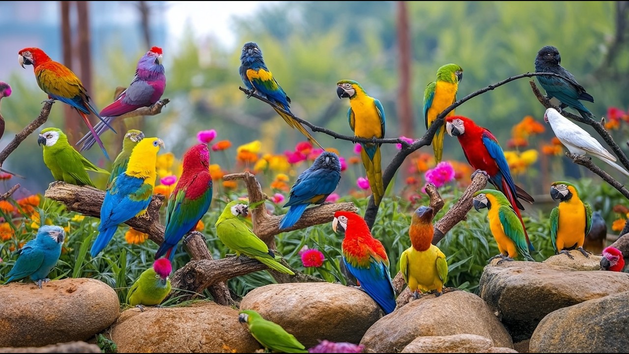 🍀 Calm Forest Birds with Relaxing Piano | Soothing Nature Music for Night & Relaxation