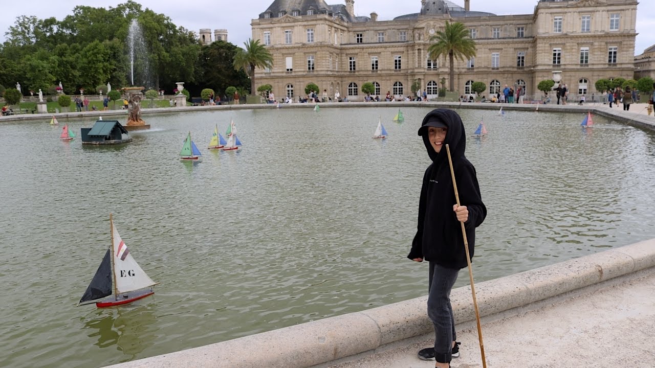 Vintage Toy Boats in Luxembourg Gardens Paris