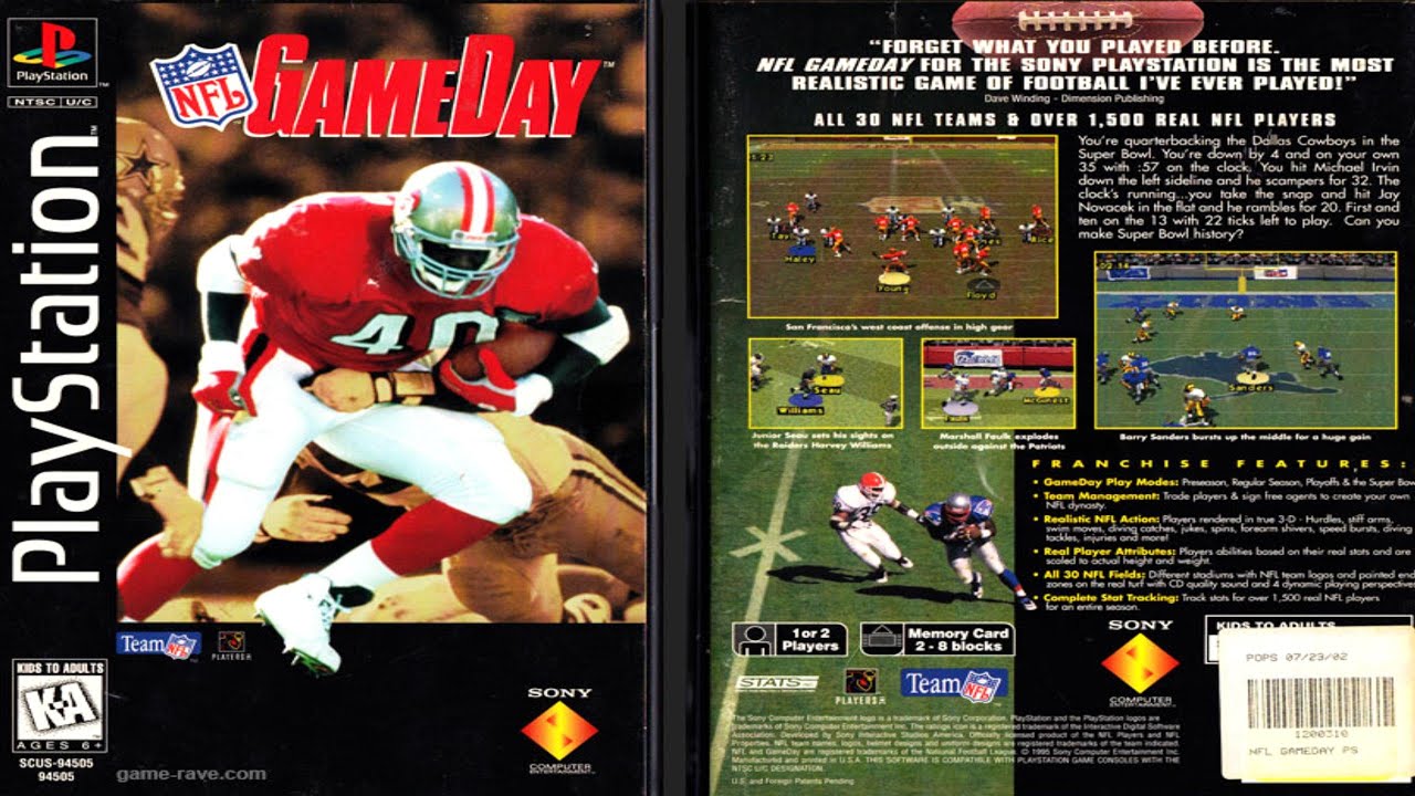 NFL GAMEDAY (PS1)