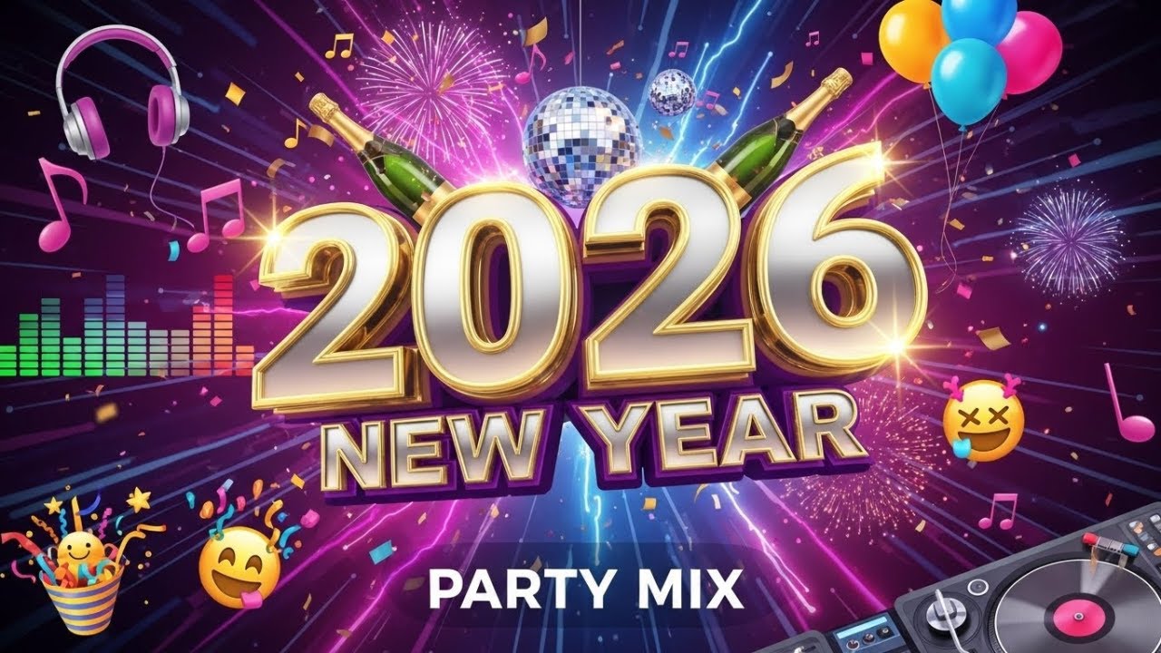 New Year Music Mix 2026 🎉 Best Party Hits 2025 | Happy New Year Songs | NYE Party Playlist 2026