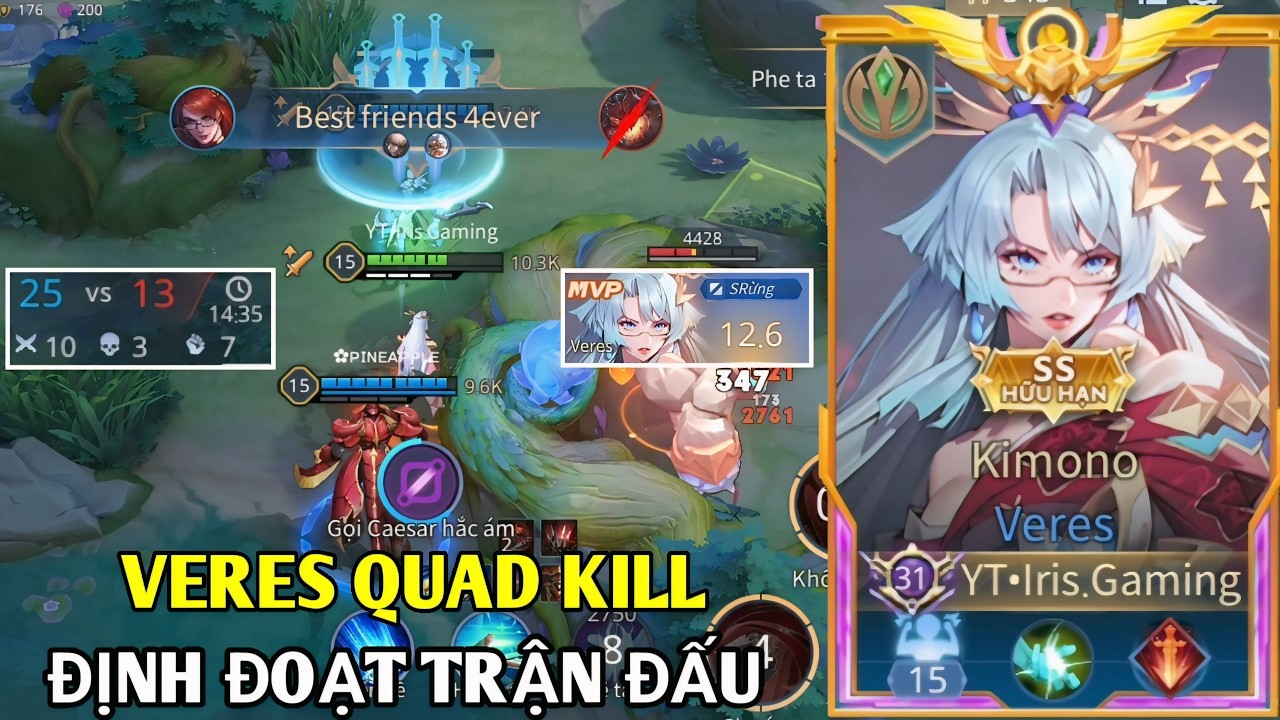 Veres Mùa S1-2026 | Pha Quad Kill Định Đoạt Cả Trận Đấu