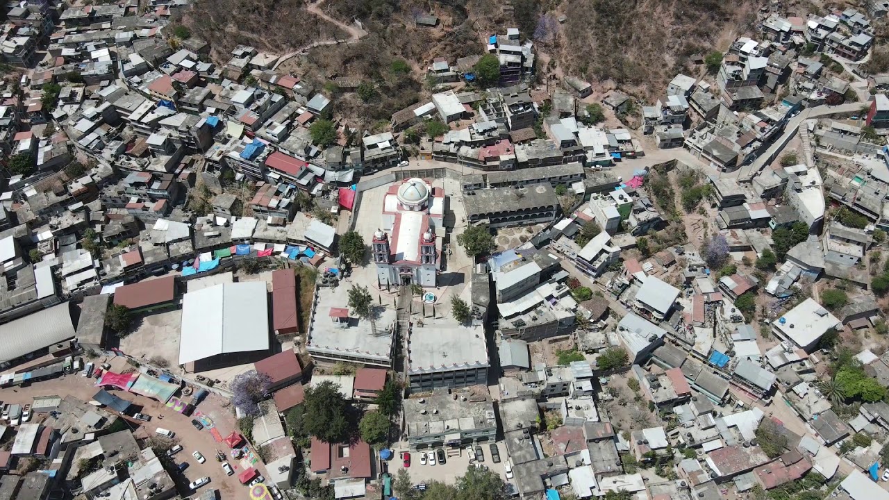 Xalpatlahuac, Guerrero, México  vista con dron  2021
