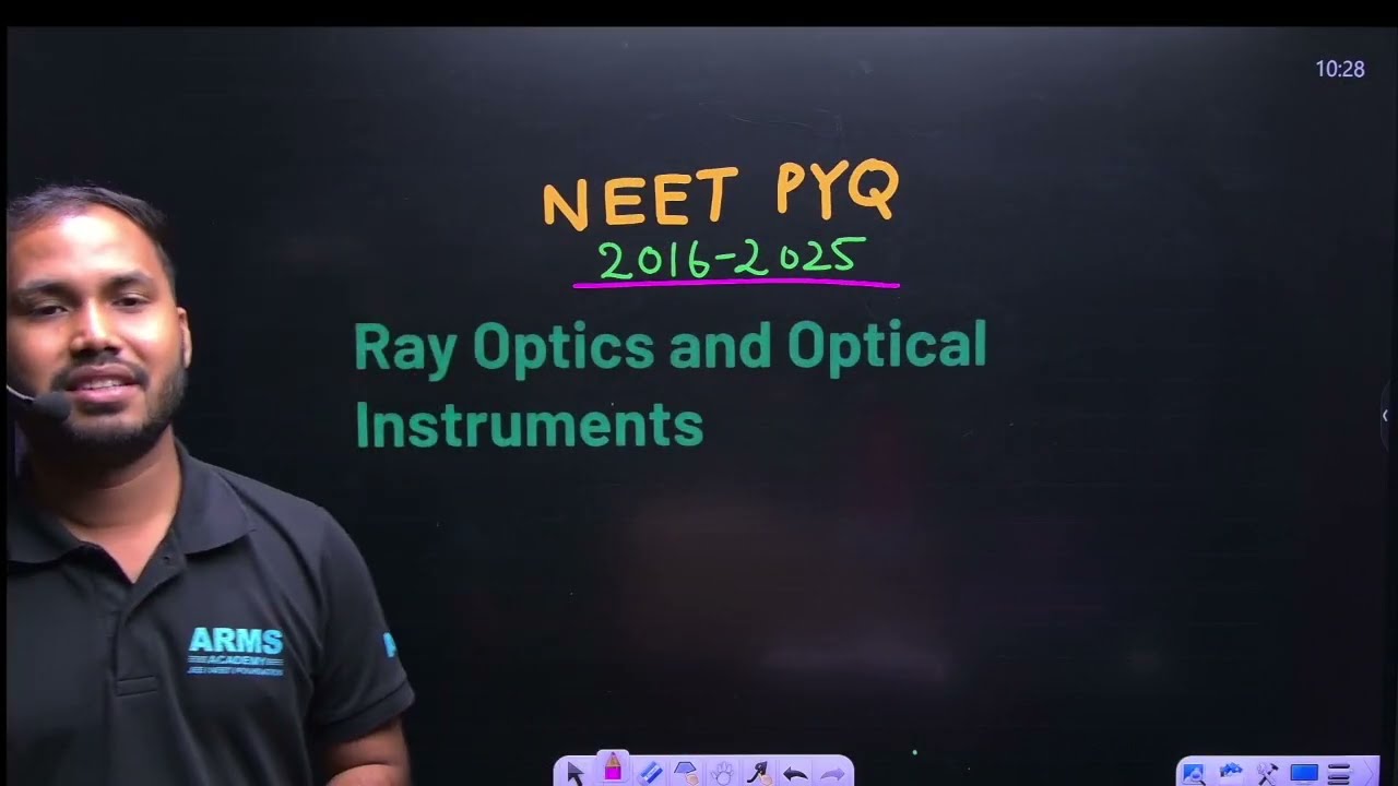 NEET PYQ (2016-2025) I Ray Optics and Optical Instruments (Part 1)