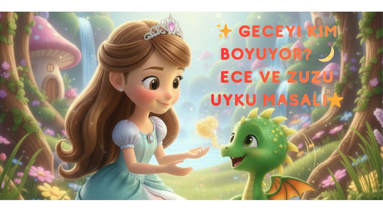 Geceyi Kim Boyuyor? 🌙 | Ece ve Zuzu Uyku Masalı