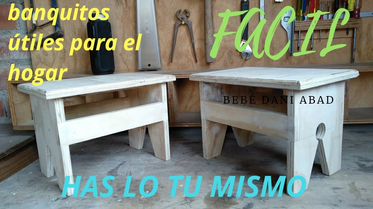 Cómo hacer banquitos fácil y sencillo