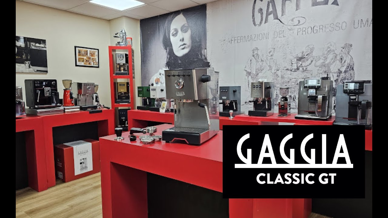 Кофемашина Gaggia Classic GT с двумя бойлерами и ПИД-датчиком для кофе и пара