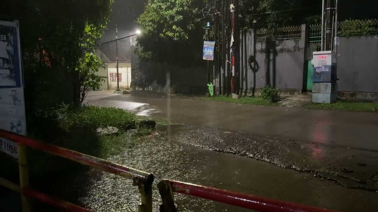 The sound of rain in the middle of the night helps you fall asleep quickly and deeply.