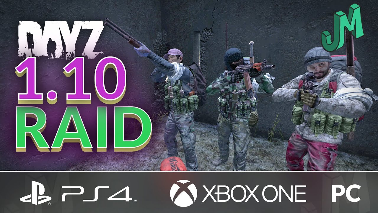 DayZ 1.10 🎒 Counter Raid 🎮 PS4, XBOX, PS5, Series X|S and PC