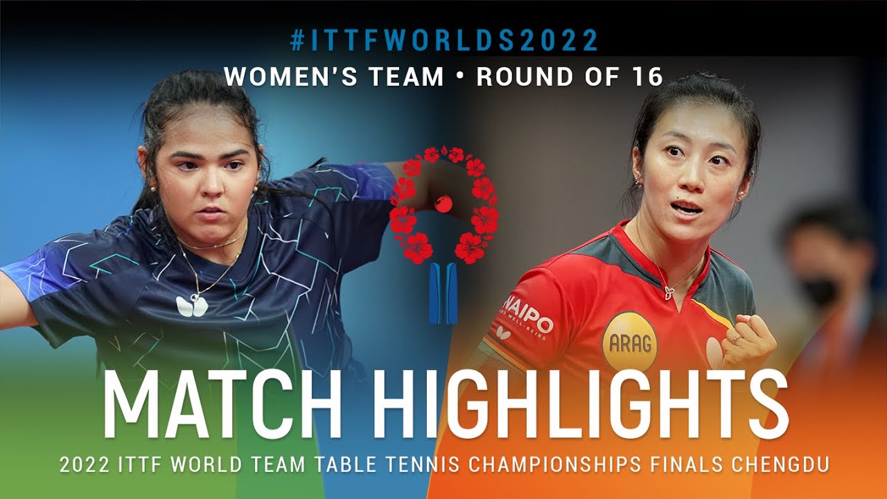 Highlights | Adriana Diaz (PUR) vs Han Ying (GER) | WT R16 | #ITTFWorlds2022
