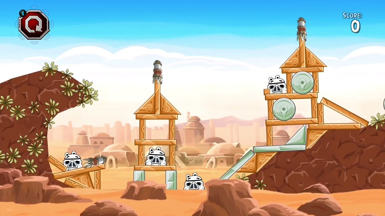 Angry birds Star Wars #1 | this was my best angry birds game!!!