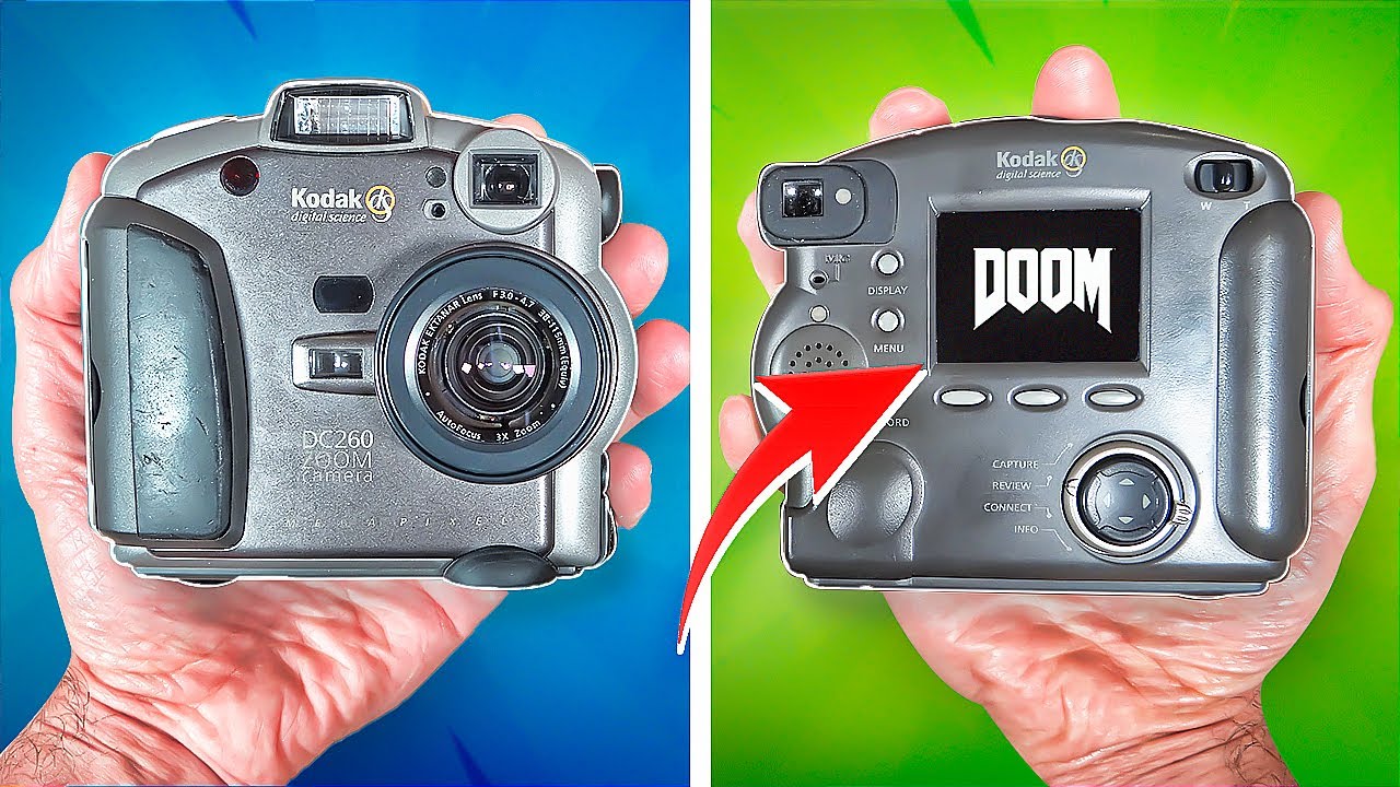 👉¿ PUEDE CORRER DOOM una Cámara de FOTOS de 1998 ? 📸