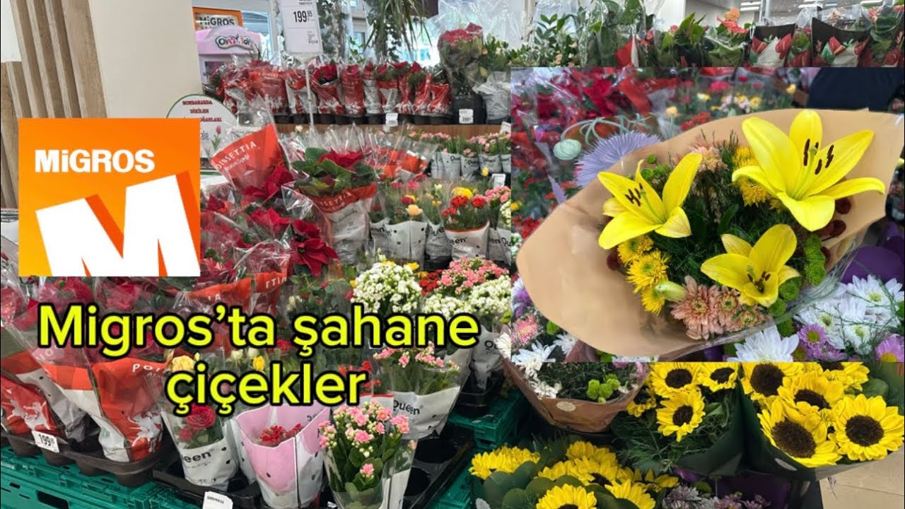 Migros’a Bu Hafta Hangi Çiçekler Gelmiş Hadi Bakalım 🌸🌸🌸 