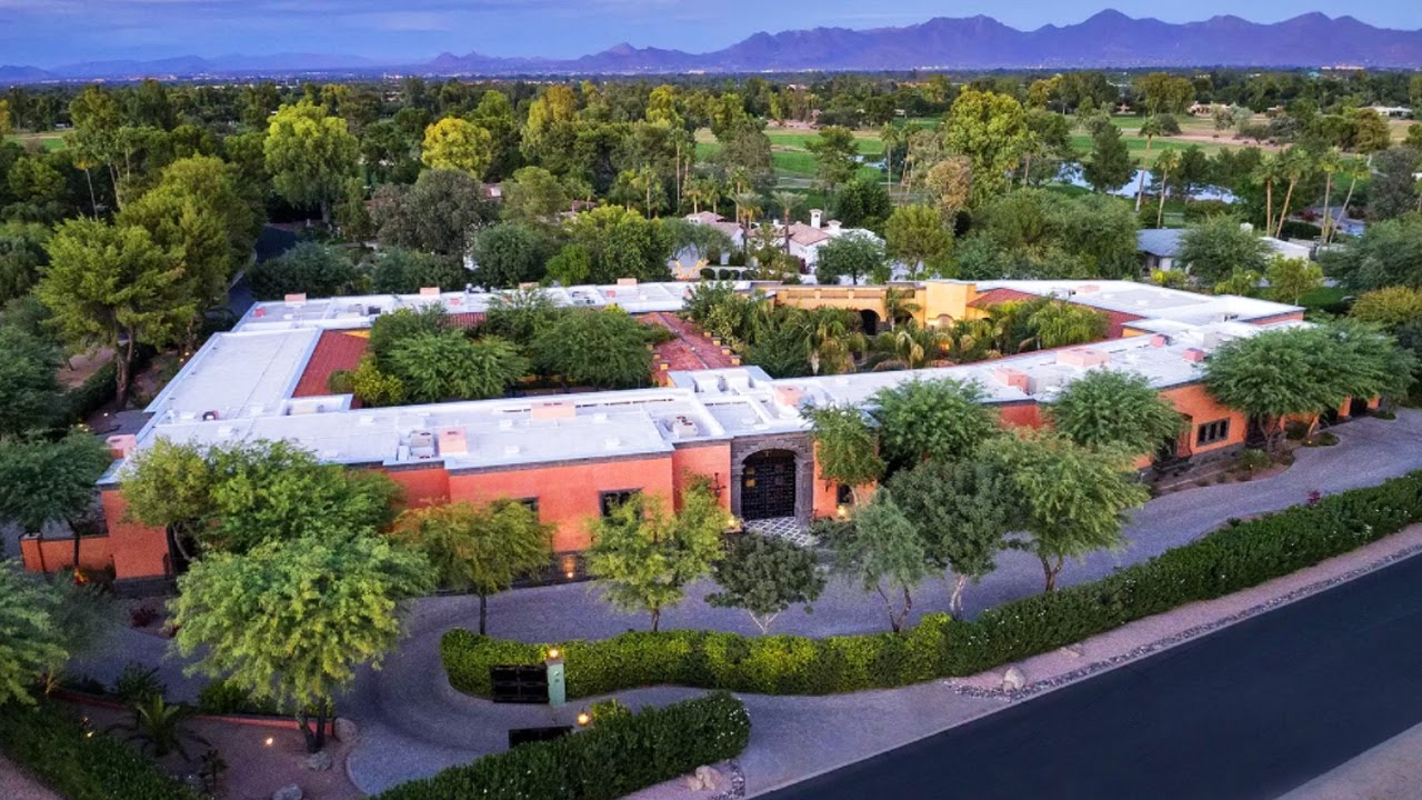 Arizona luxury mansion for $ 18,000,000. House tour.