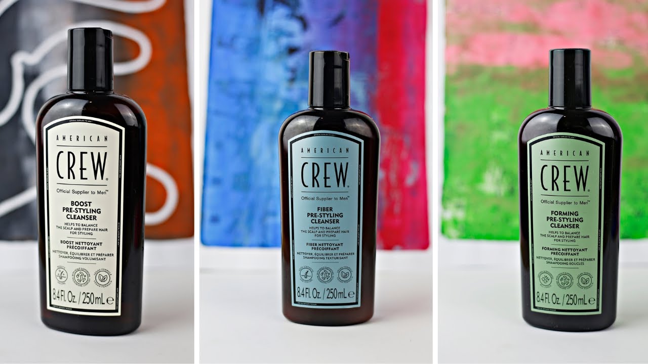 Pre-Styling Cleanser Boost, Fiber, Forming - recenzja nowych szamponów American Crew